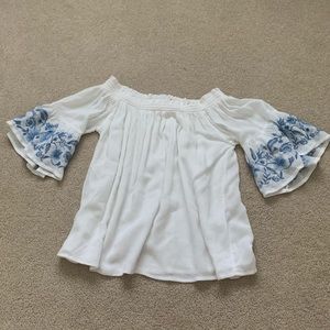 Hollister off the shoulder shirt